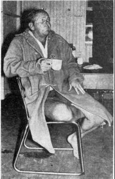 George Scott after the rescue